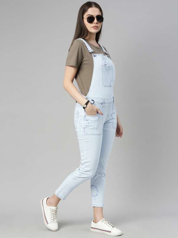 Buy Lazutom Womens Baggy Denim Bib Overall Pant Loose Fit Jeans Dungarees  Jumpsuits Online at desertcartINDIA
