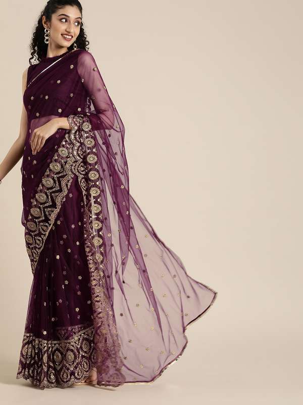 myntra net saree