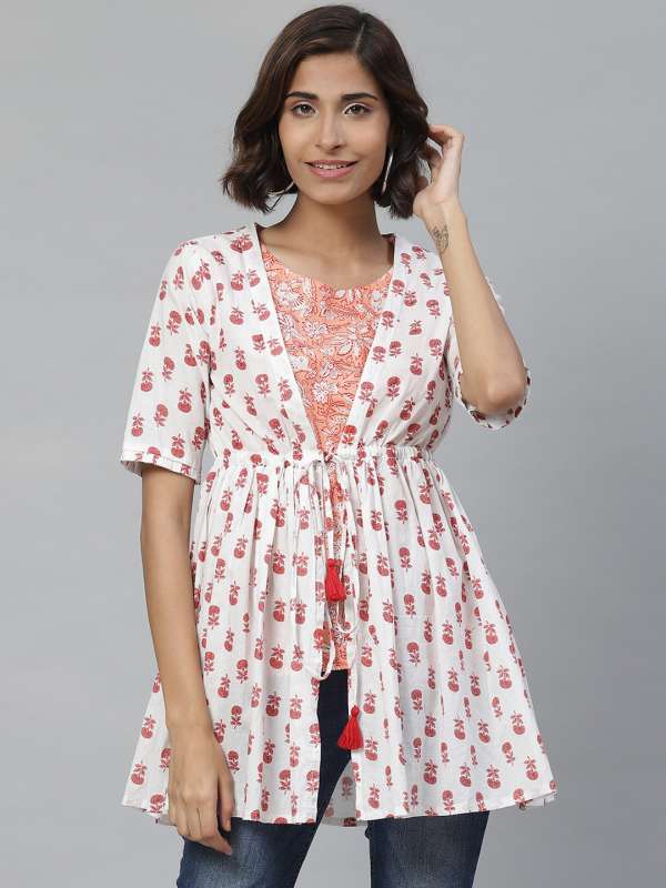 short kurtis in myntra