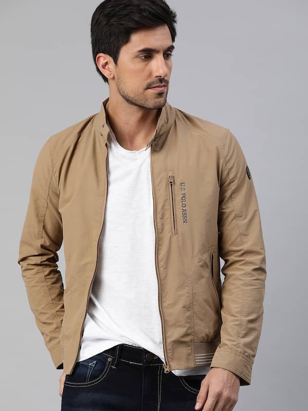 Buy US Polo Men's Leather Jacket (8907378417121_USJK1532_Large_Brown) at  Amazon.in