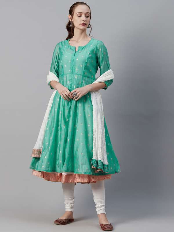 Biba Sea Green Suits Buy Biba Sea Green Suits online in India