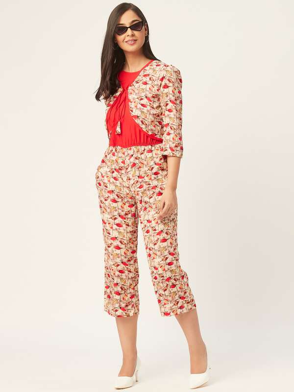 jumpsuit with jacket myntra