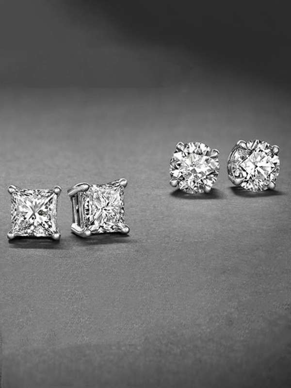 Moissanite VVS Diamond Earring  Diamond Earrings DIAMONDS MANDILAX   Online Mens Jewelry Store Lagos  Iced Out and customized Jewelry