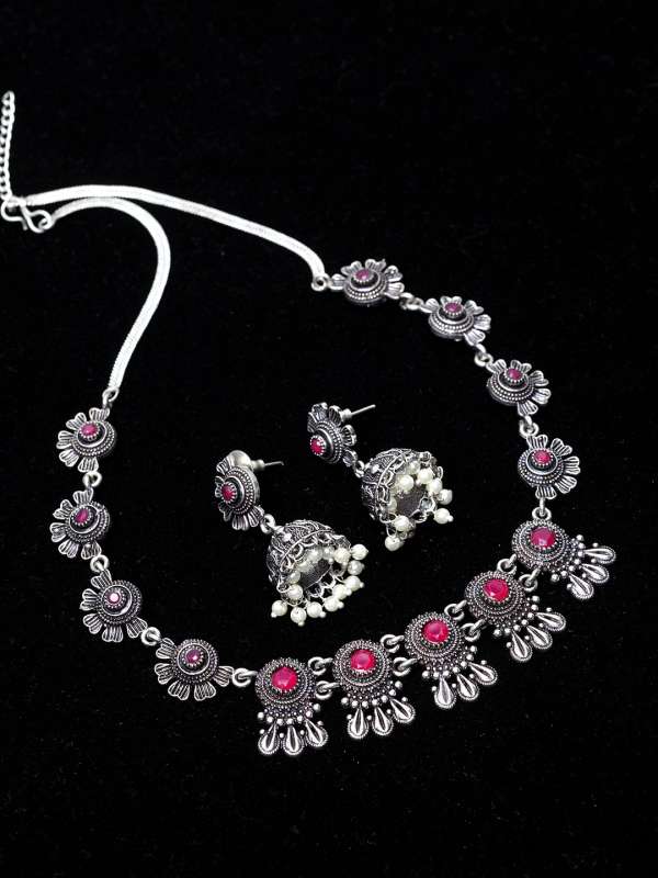 Oxidised jewellery shop myntra