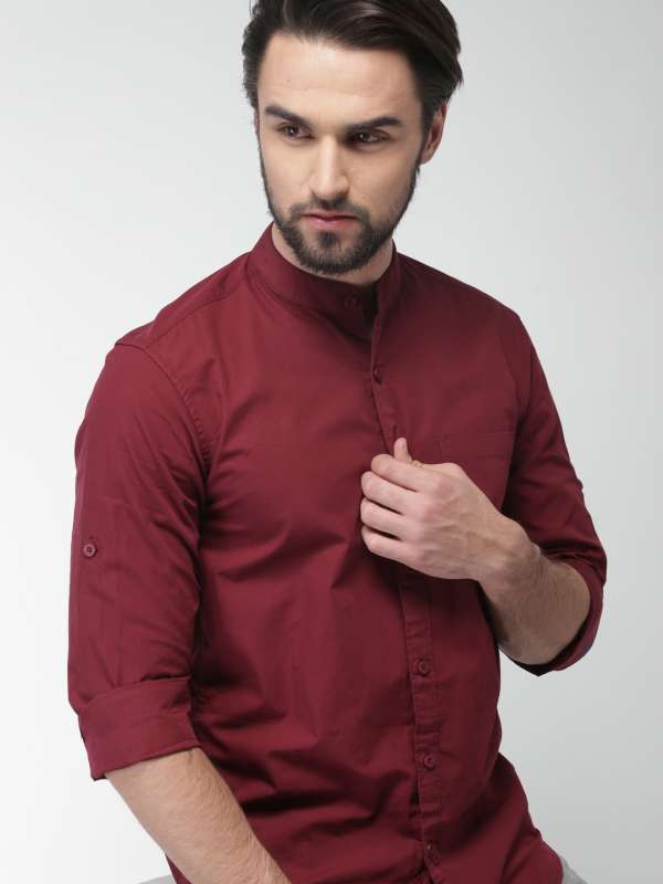 Highlander maroon shirt store
