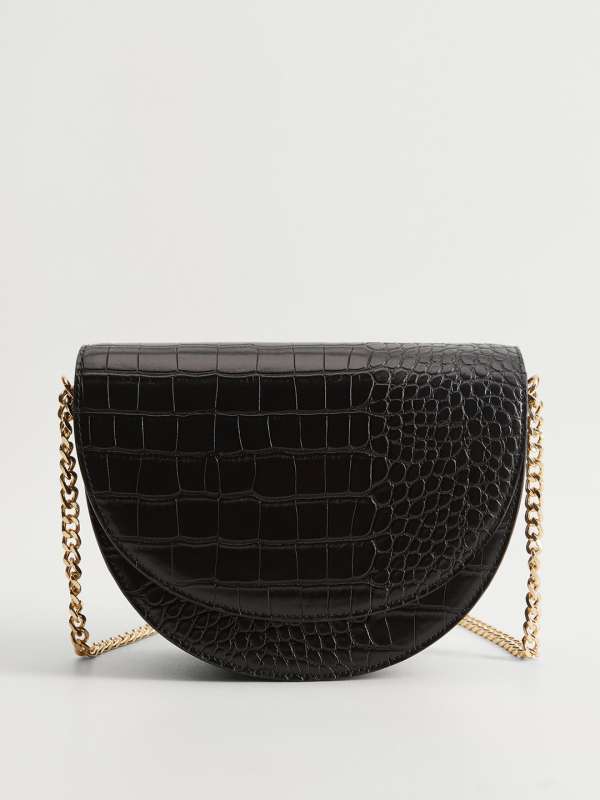 black handbag myntra