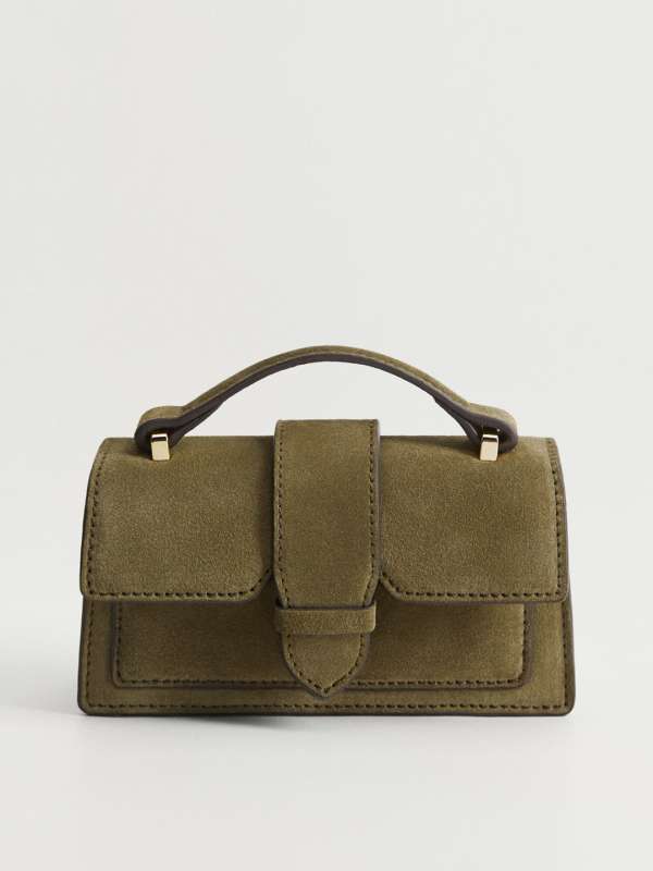 myntra leather bags