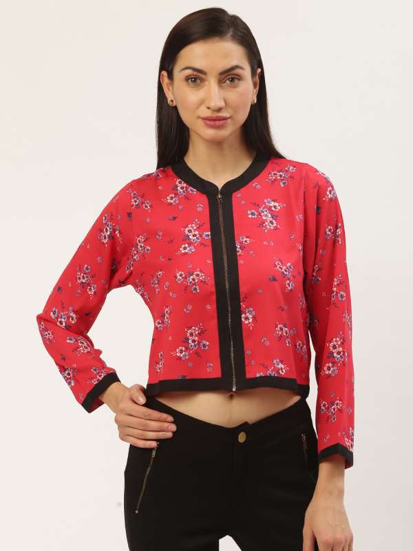Pink Floral Jackets Buy Pink Floral Jackets online in India