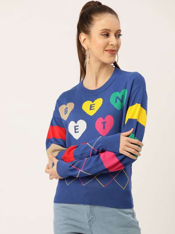 benetton sweatshirt for ladies