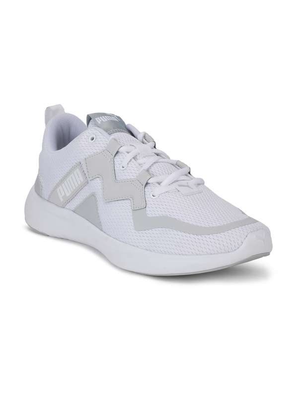 puma white sneakers myntra