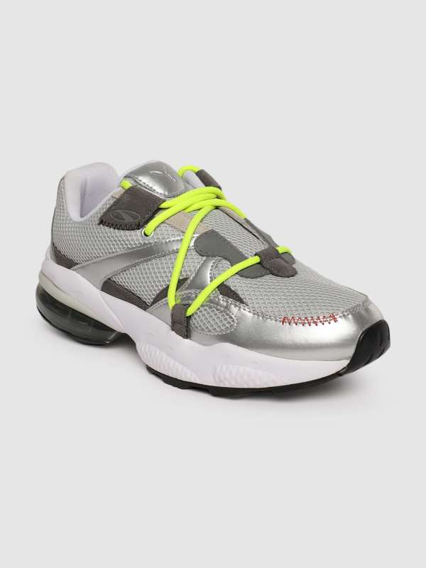 puma silver shoes