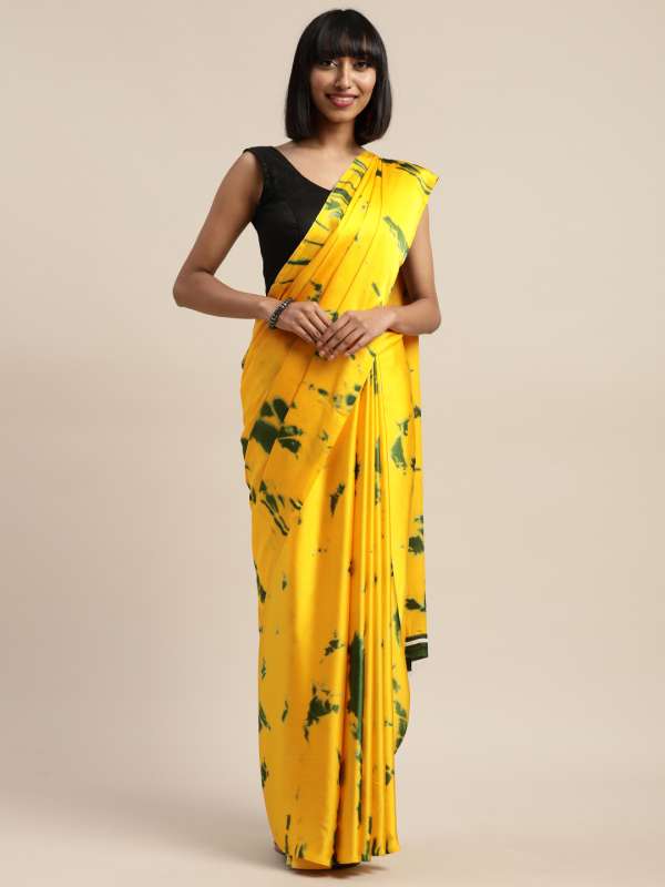 Myntra crepe silk deals sarees