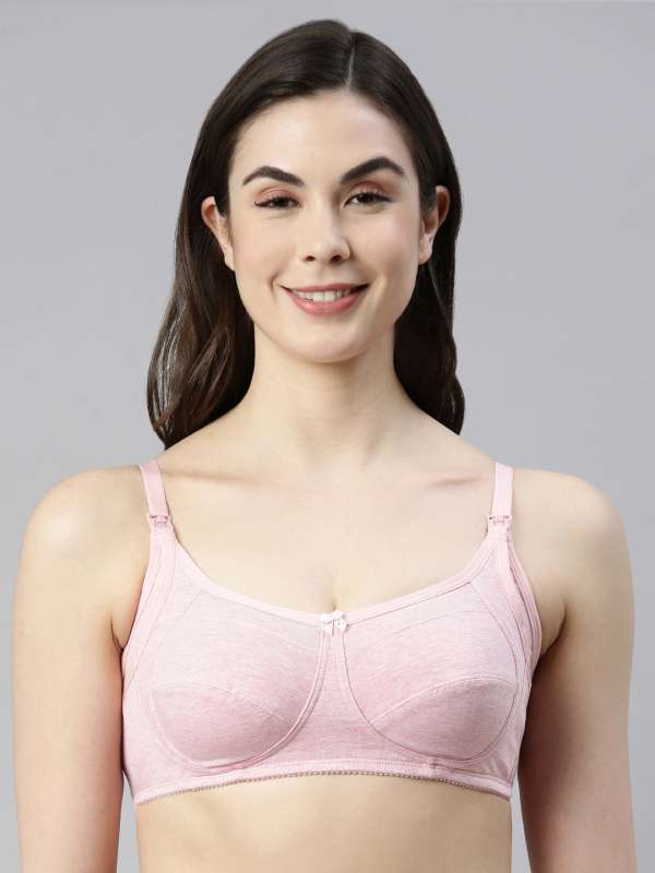 Buy Kalyani Pack of 3 Non Padded Cotton Minimizer Bra - Assorted Online at  Low Prices in India 