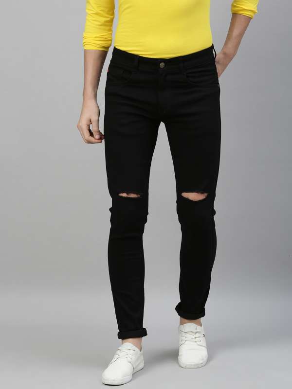 Knee Cut Jeans Men | vlr.eng.br