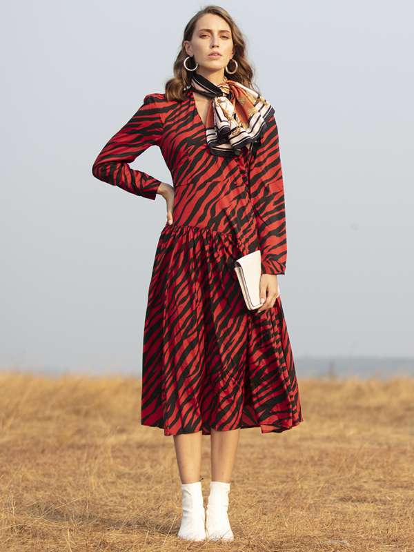 Wrap dress sales jabong