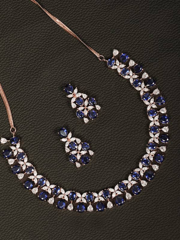 WOMEN FASHION Accessories Costume jewellery set Navy Blue Navy Blue Single discount 82% NoName costume jewellery set 