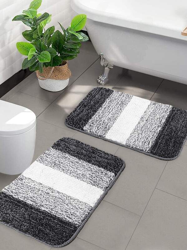 Bathroom Rugs Bath Mats, White Bathroom Rugs Without Rubber Backings