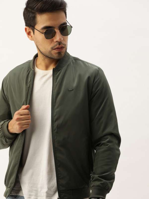peter england black jacket