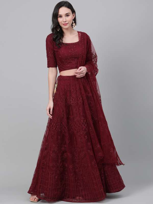 wedding lehenga on myntra