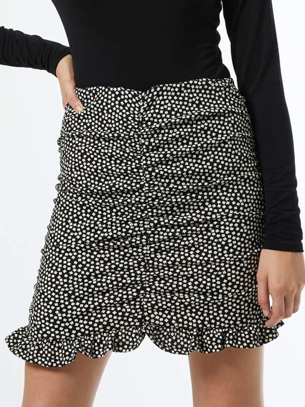 Dorothy Perkins Black Printed Tulip Skirt 3232085.htm Buy Dorothy Perkins Black Printed Tulip Skirt 3232085.htm online in India