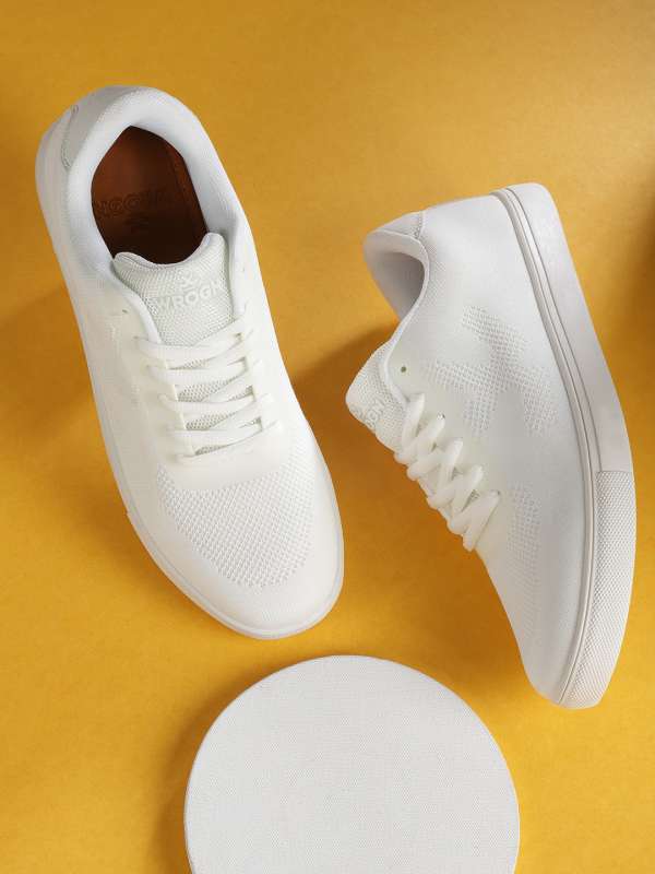 wrogn white sneakers myntra
