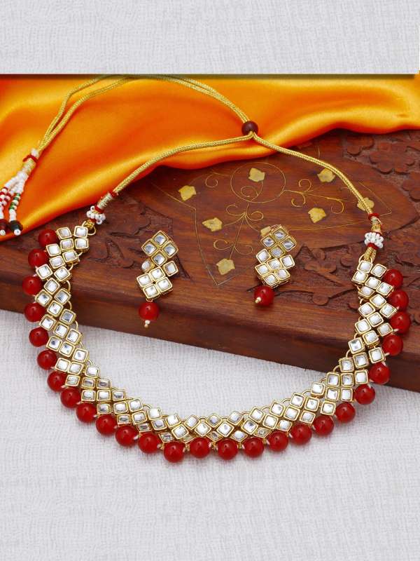 Gold necklace set below clearance 200