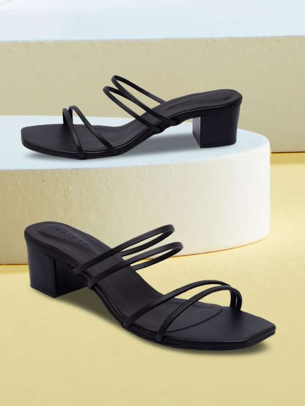 Ladies leather heels clearance