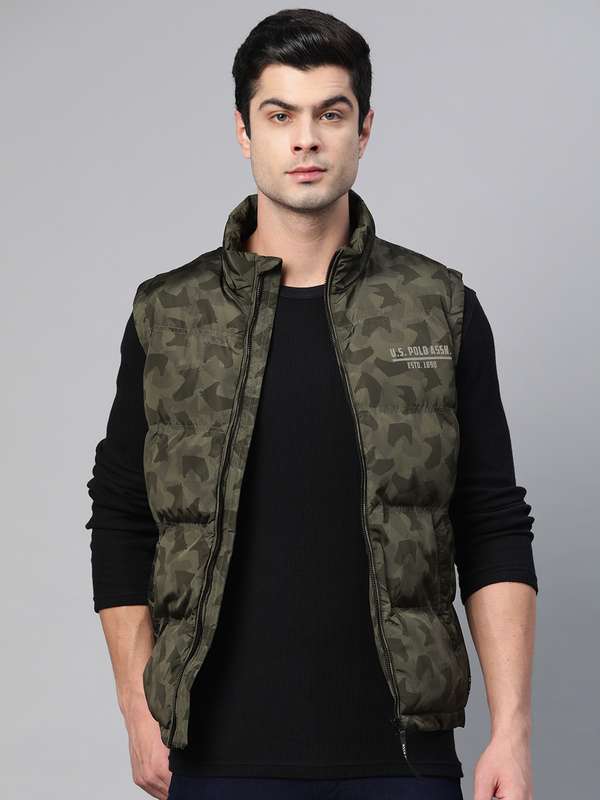 camouflage half jacket