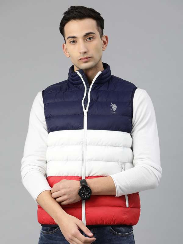 puffer jacket half sleeve