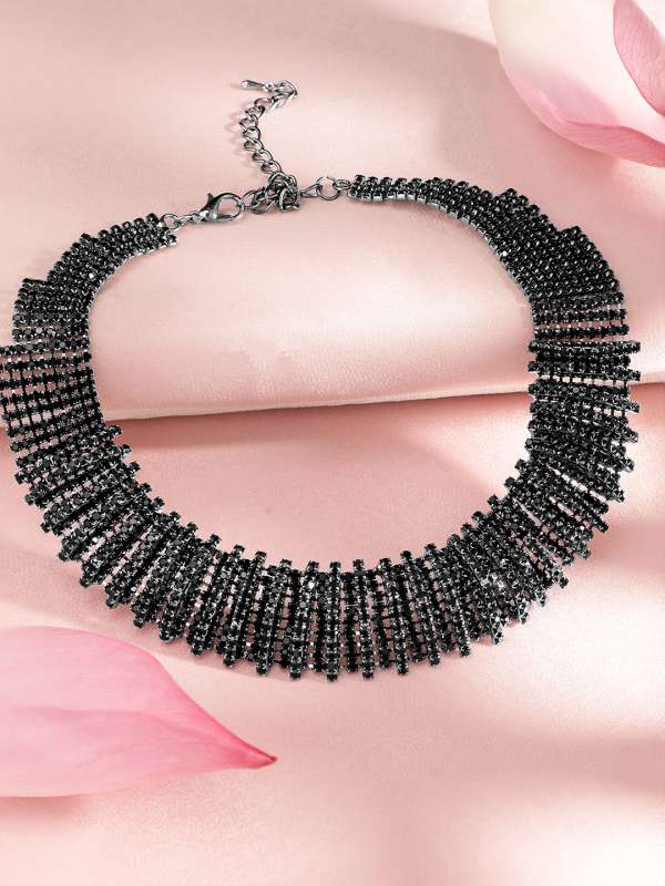 Buy Black Metal Necklace Online at Best Price in India Myntra