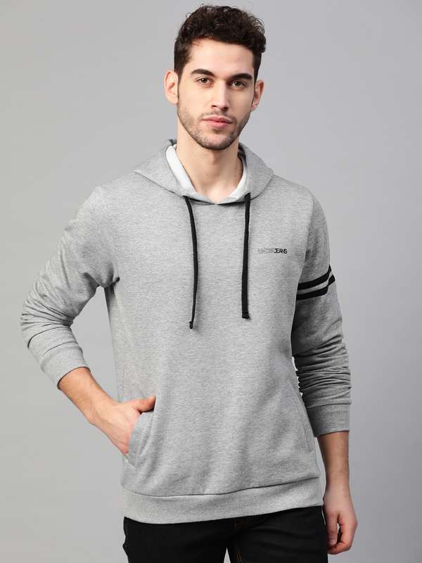 spykar hooded sweatshirt