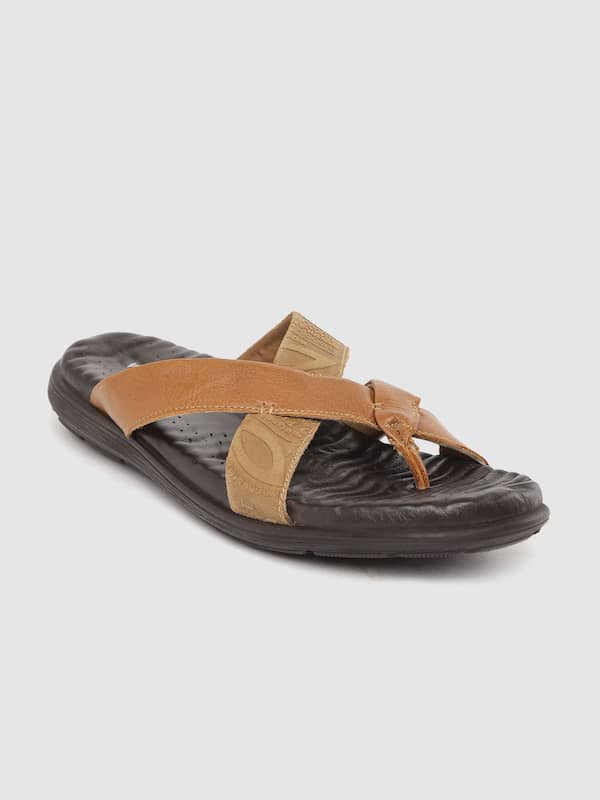 Buy Woodland Men Leather Comfort Sandals - Sandals for Men 6995110 | Myntra