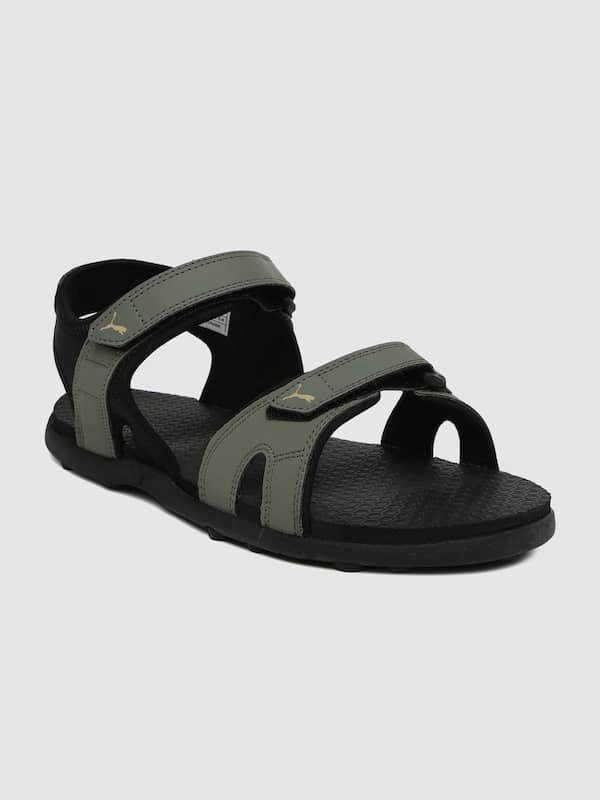 Buy Black & Lime Green Casual Sandals for Men by Puma Online | Ajio.com-anthinhphatland.vn