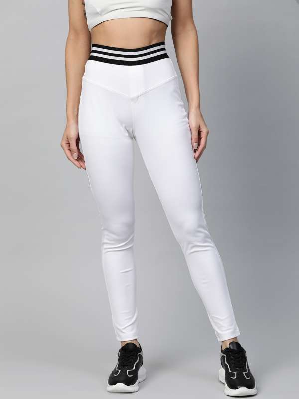 White jeggings myntra