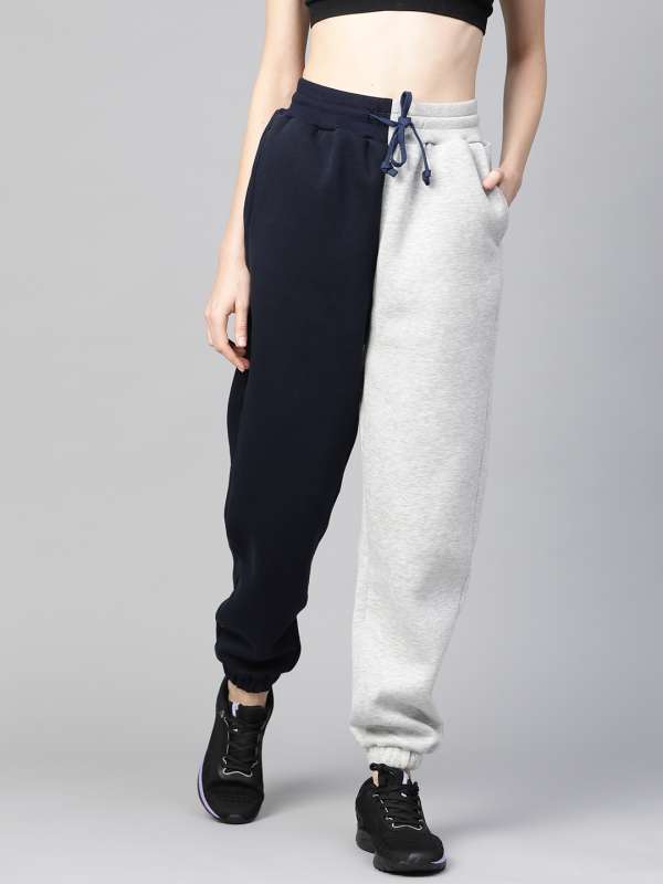 Buy online Grey Cotton Track Pant from bottom wear for Women by