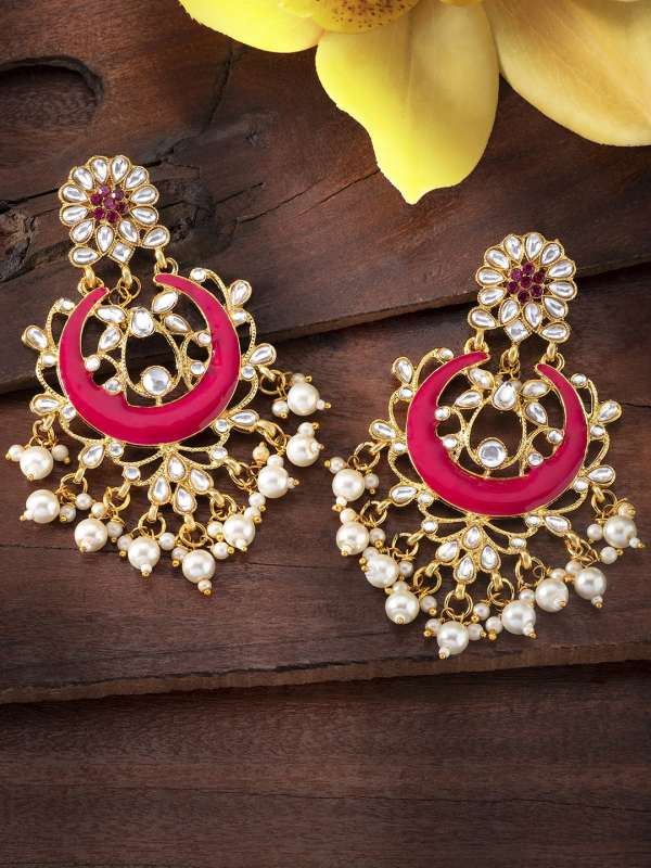 Chandra bali earrings gold sale