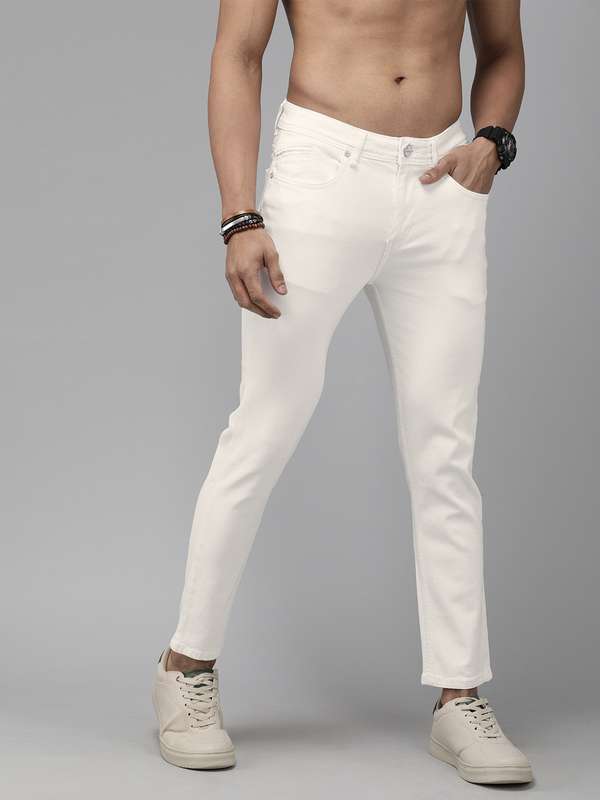white skinny jeans mens