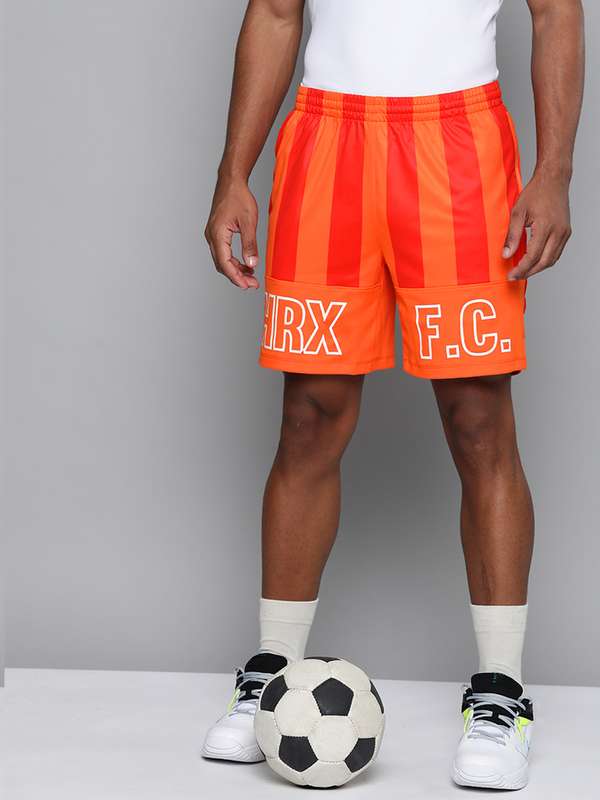 red football shorts