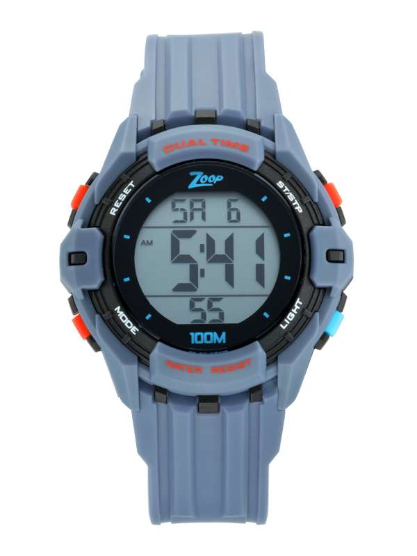 Zoop digital grey dial children's watch sales