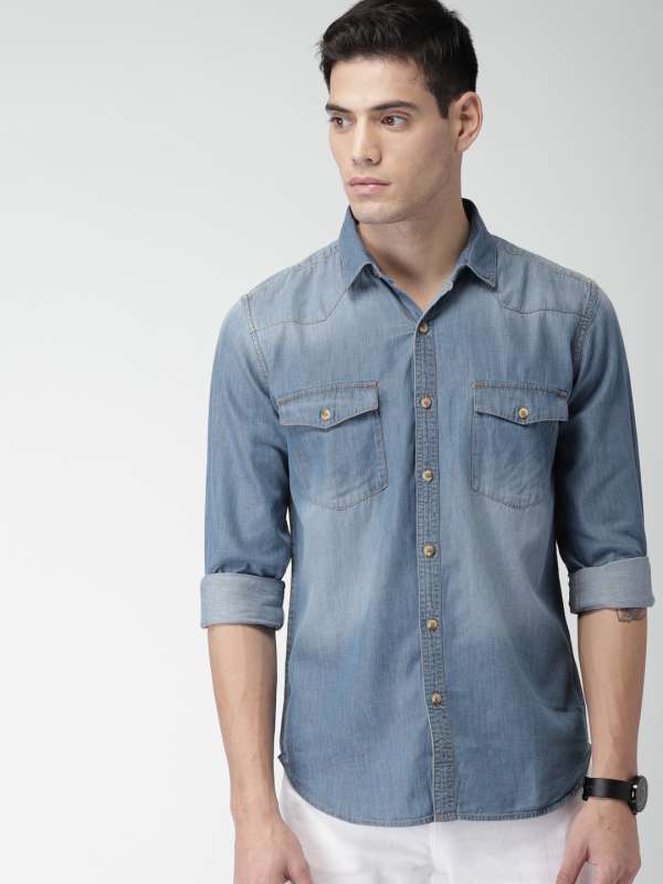 jeans shirt myntra