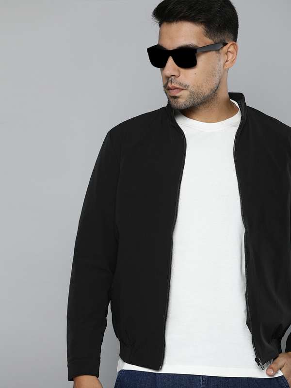 black jacket myntra