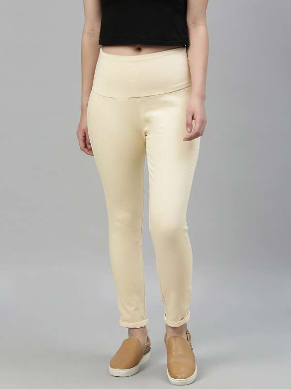 Buy White Jeans & Jeggings for Women by ADBUCKS Online