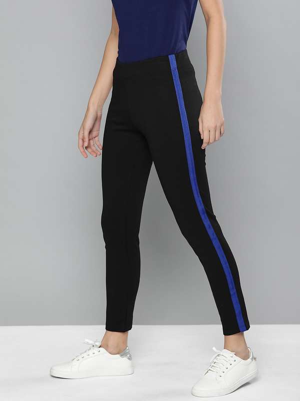 Side stripe trousers mens india Clearance