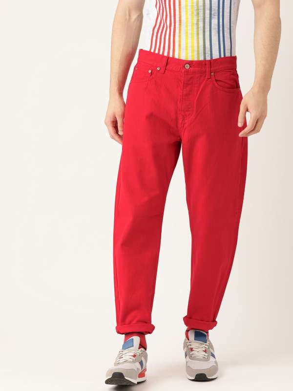 men red jeans