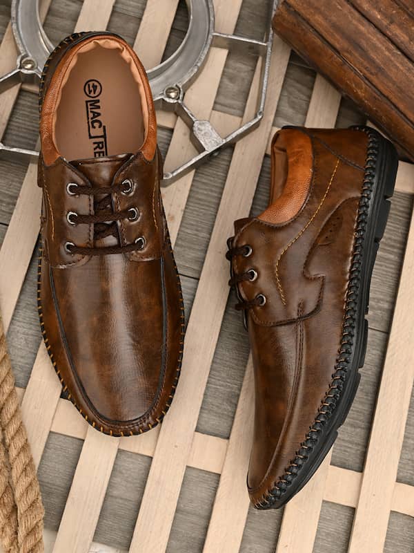 Buy Lapadi Shoes Mens Brown Synthetic Formal Shoe 10 UK at Amazon.in
