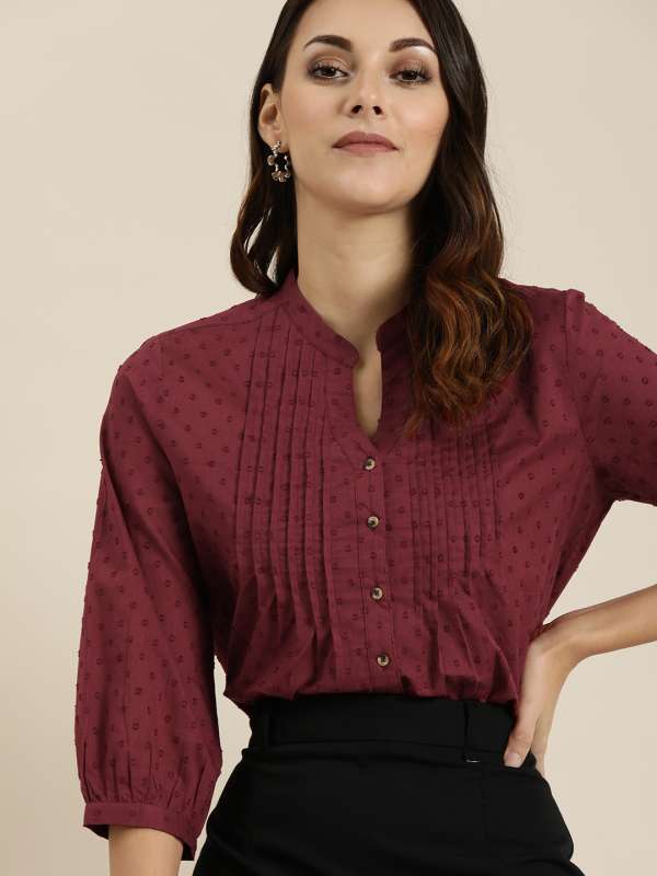 High-End Designer Tops & Shirts for Women