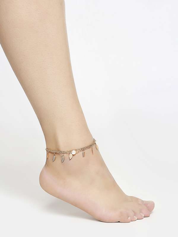 Single anklets online hot sale