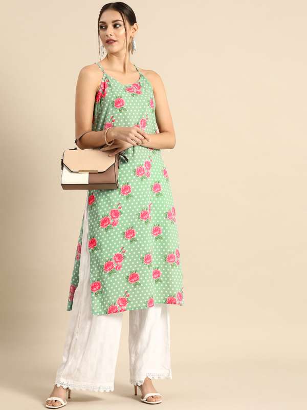 strap shoulder kurti