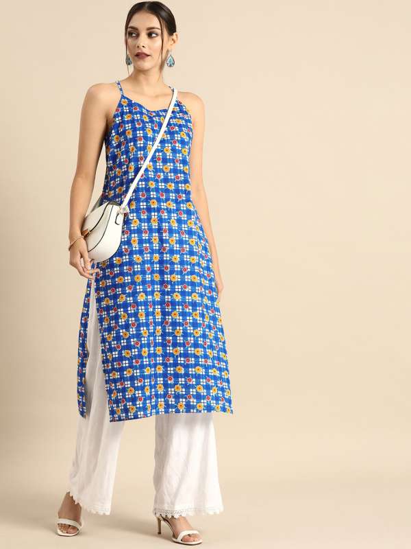 strap shoulder kurti
