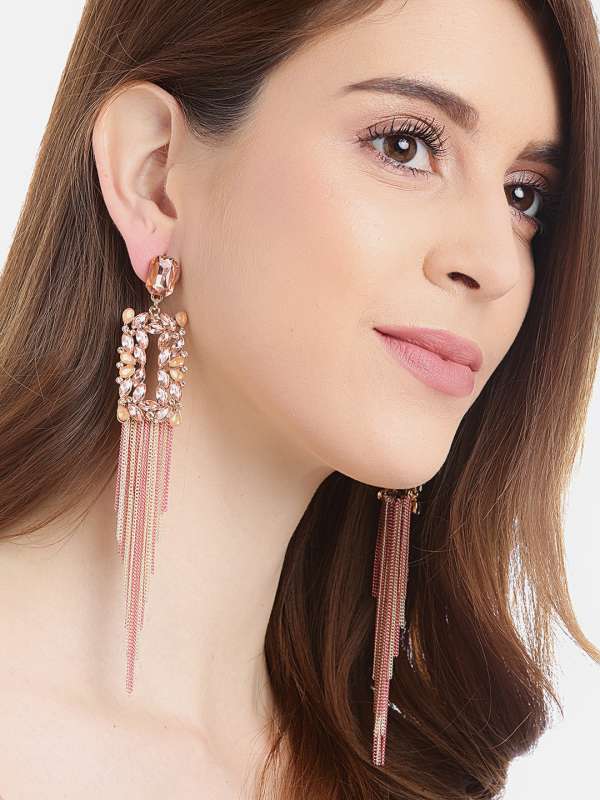 Peach Earrings Buy Peach Earrings online in India